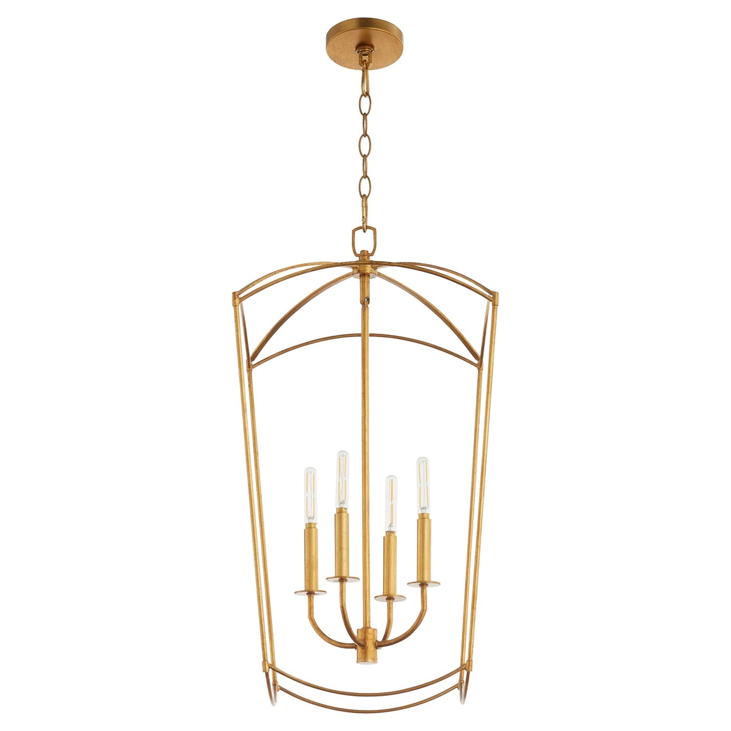 Mantle 4Lt Entry - Gold Leaf by Quorum