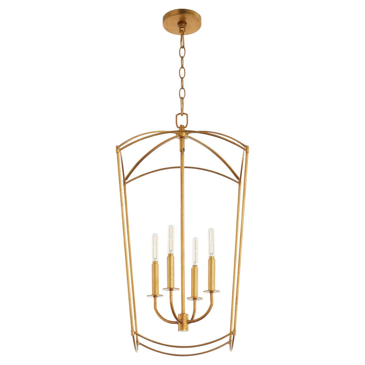 Mantle 4Lt Entry - Gold Leaf by Quorum