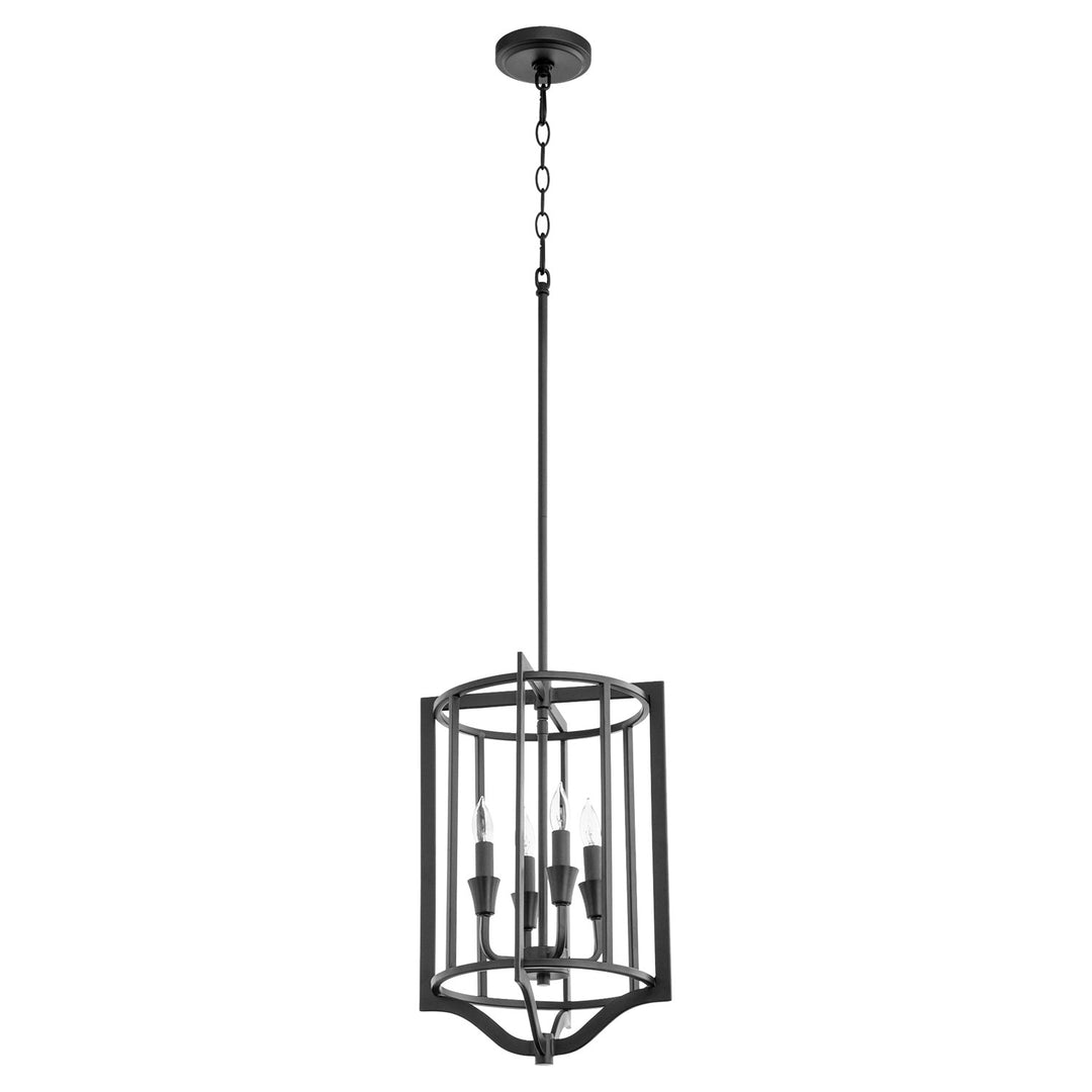 Marquee 4Lt Pendantd - Textured Black by Quorum