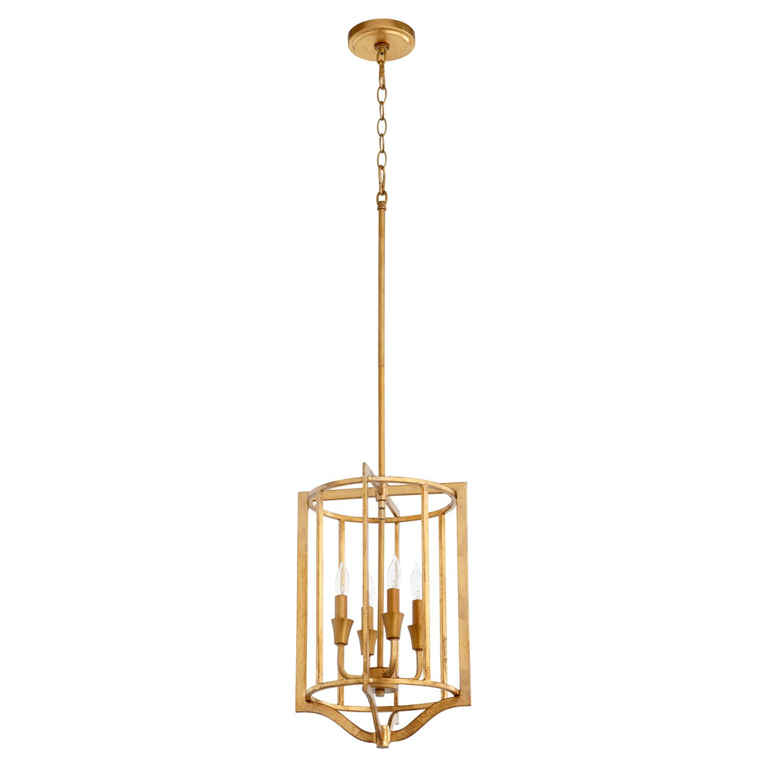 Marquee 4Lt Pendantd - Gold Leaf by Quorum