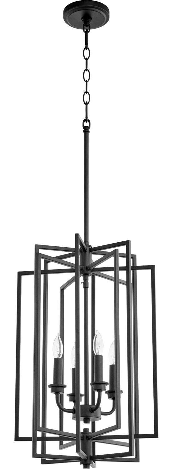 Hammond 4Lt Entry - Textured Black by Quorum