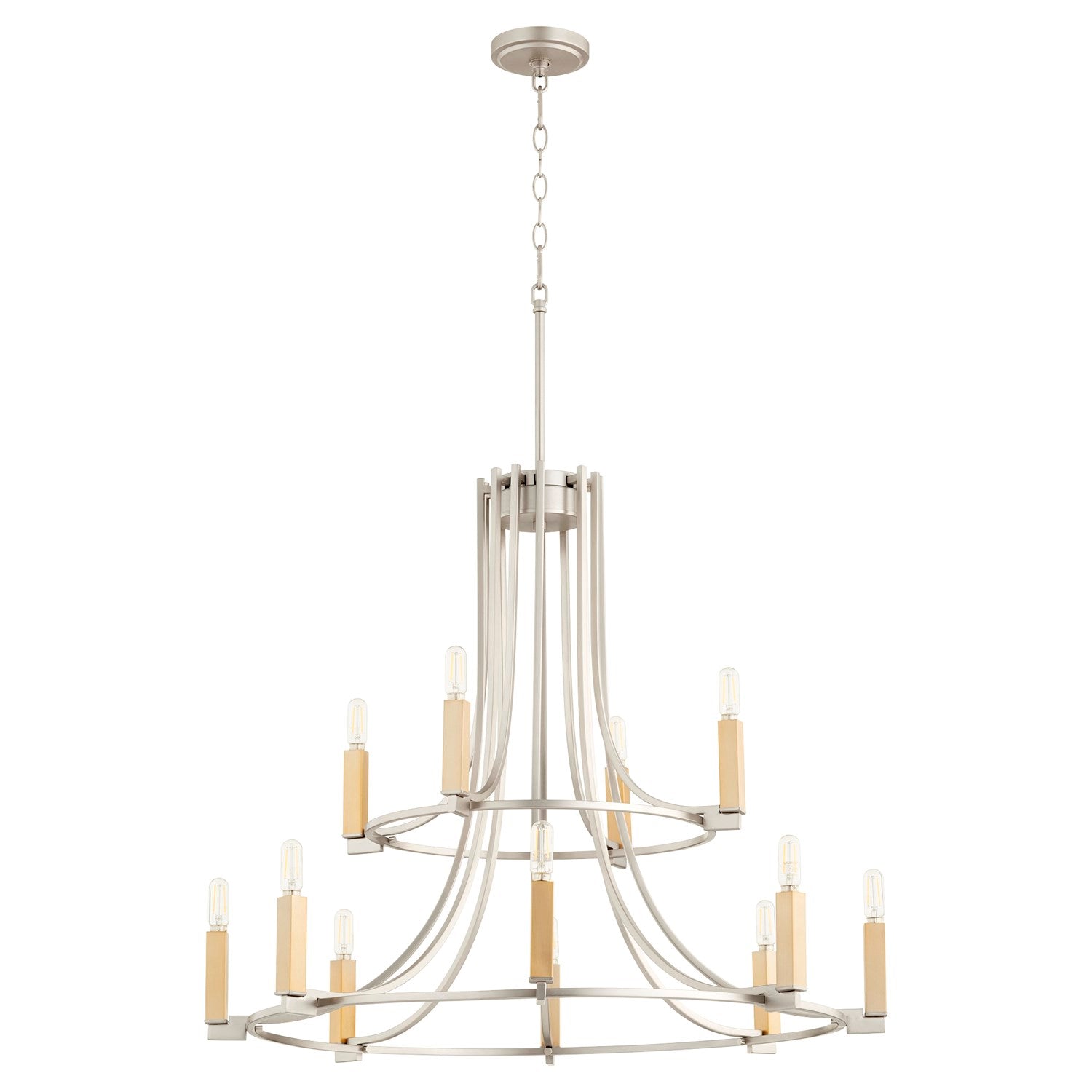 Olympus 12Lt Chand - Satin Nickel