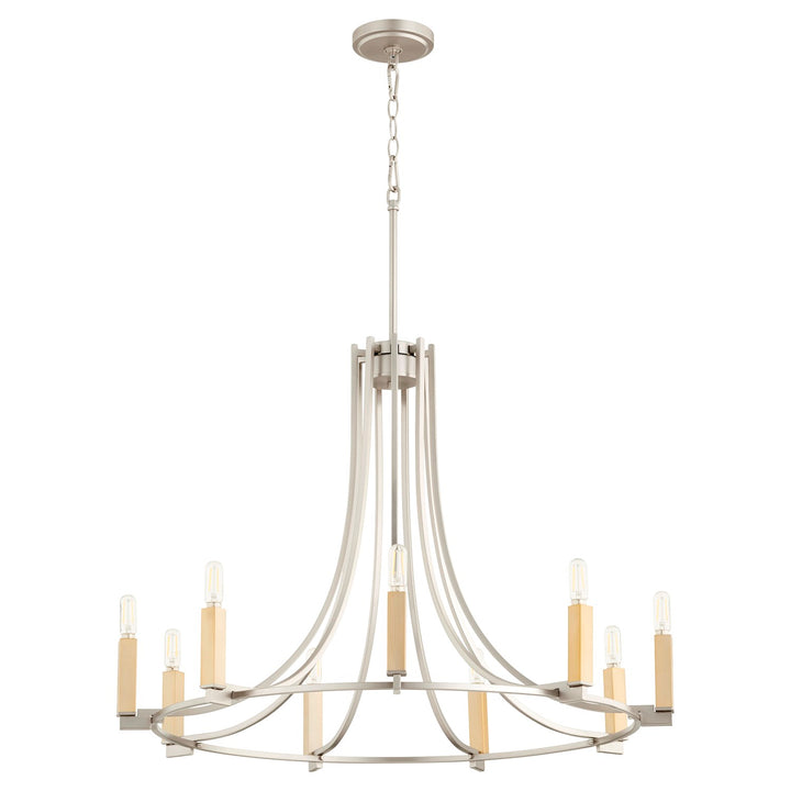 Olympus 9Lt Chand - Satin Nickel