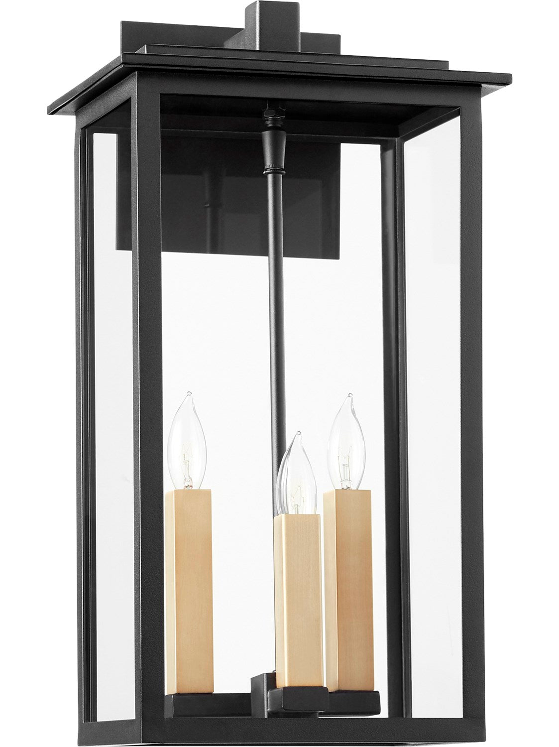 Westerly 3Lt Lantern - Textured Black