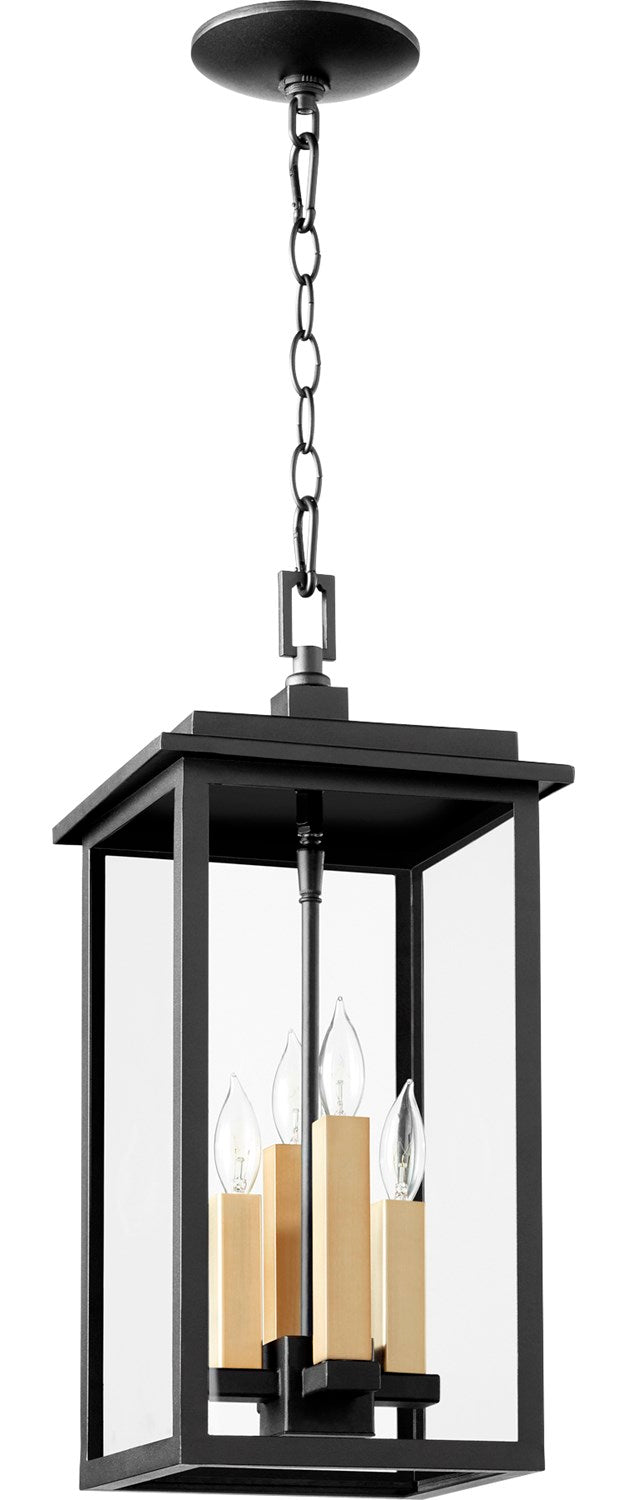 Westerly 4Lt Pendantd - Textured Black