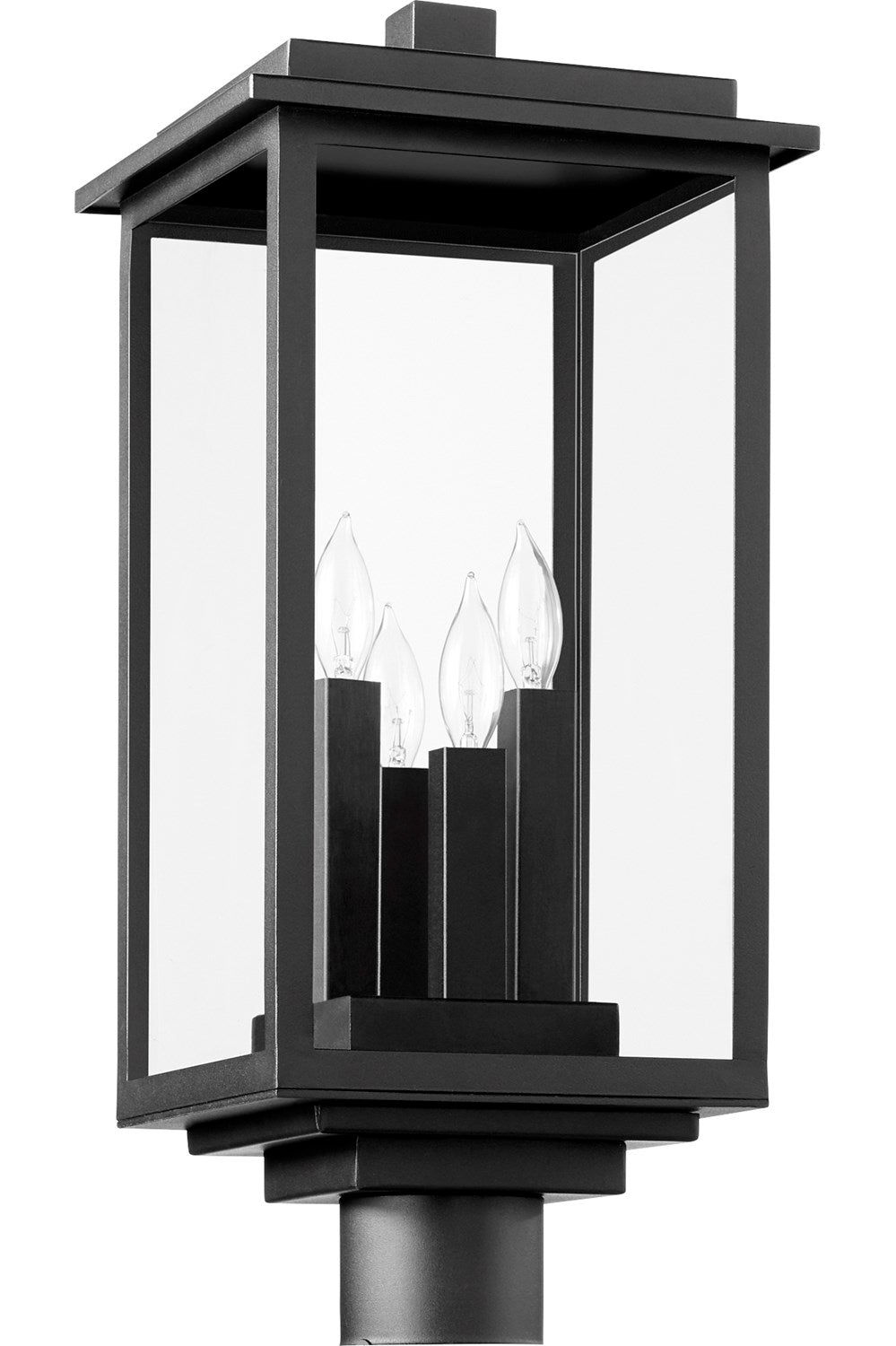 Westerly 4Lt Post - Textured Black by Quorum