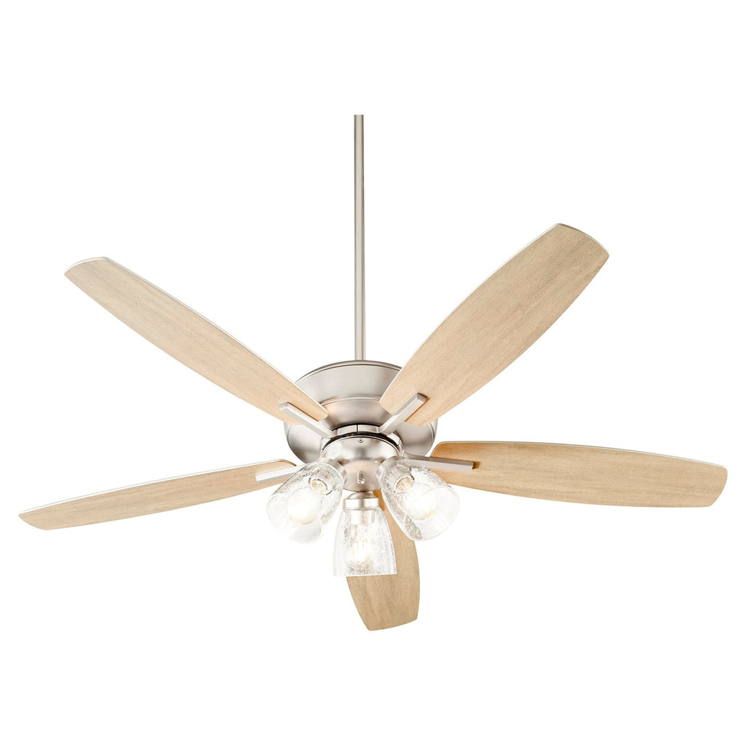 Breeze 52 3Lt Clr/Sd-Satin Nickel