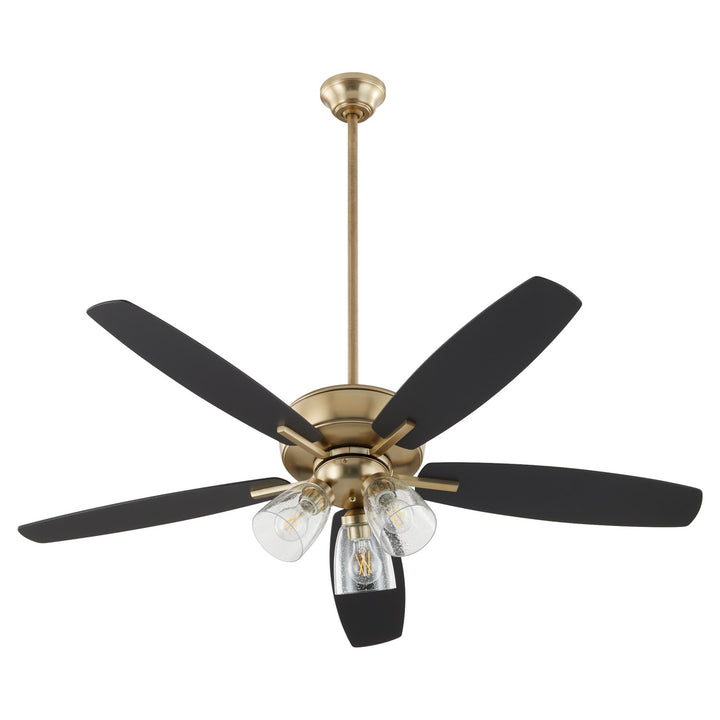 Breeze 52 3Lt Clr/Sd -Aged Brass by Quorum
