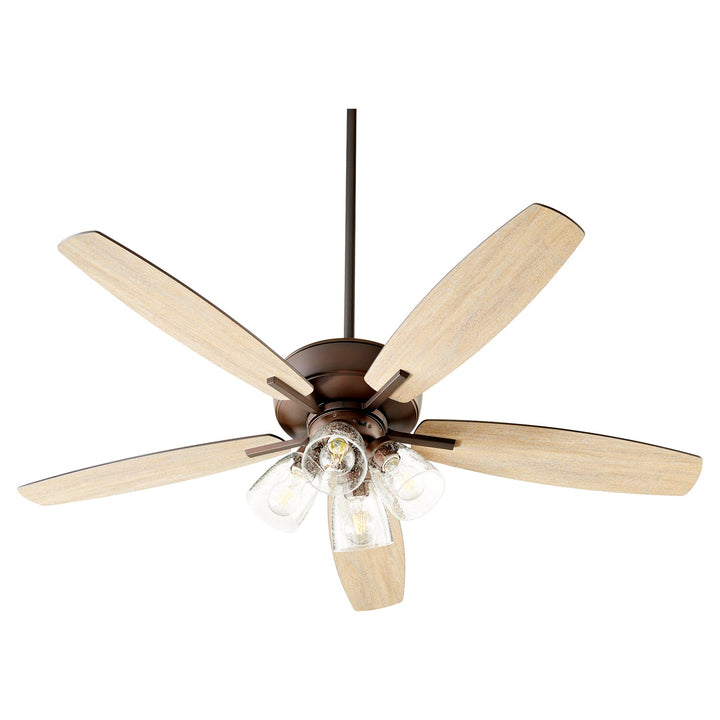 Breeze 52 4Lt Clr/Sd - Oiled Bronze by Quorum