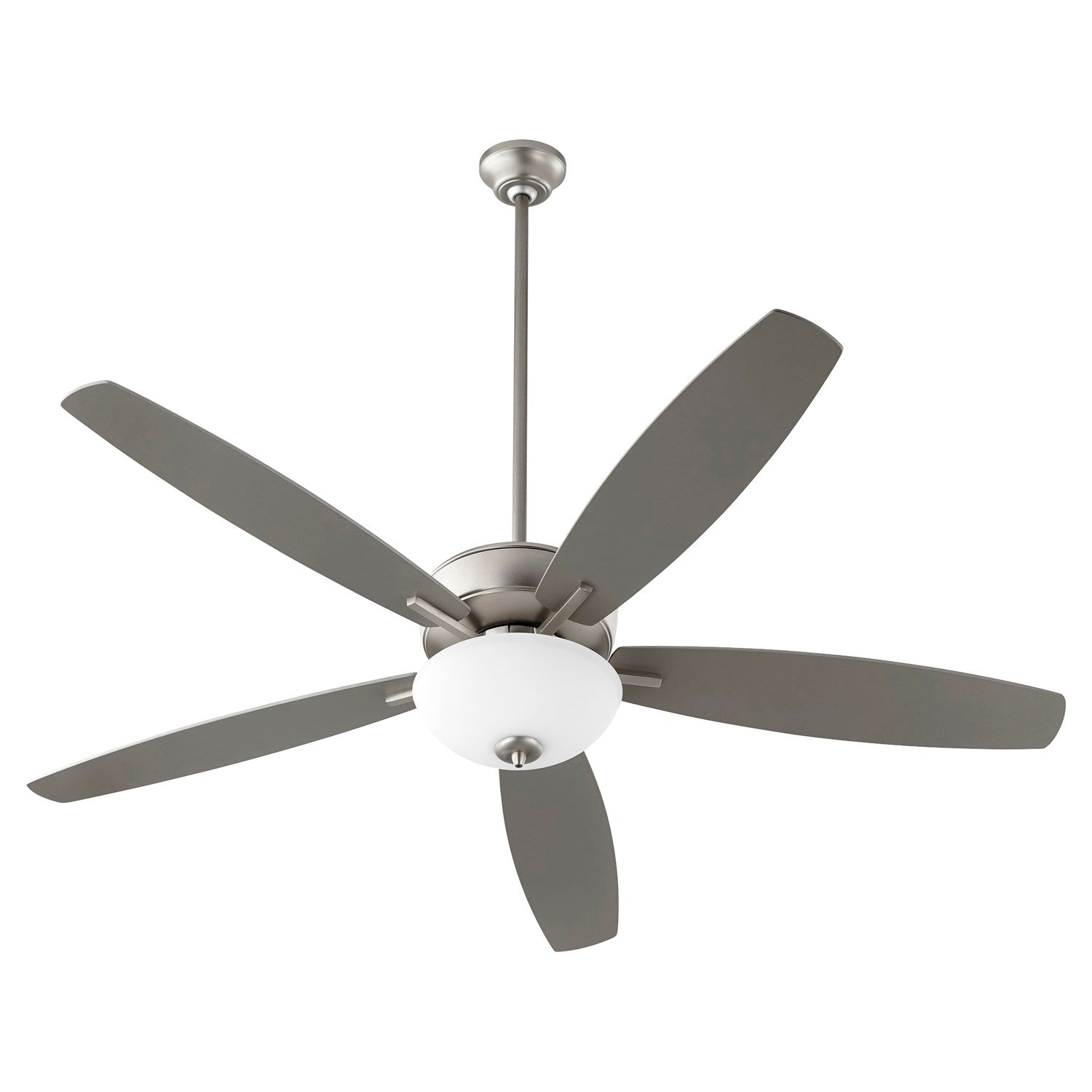Breeze 60" Opal Bowl -Satin Nickel by Quorum