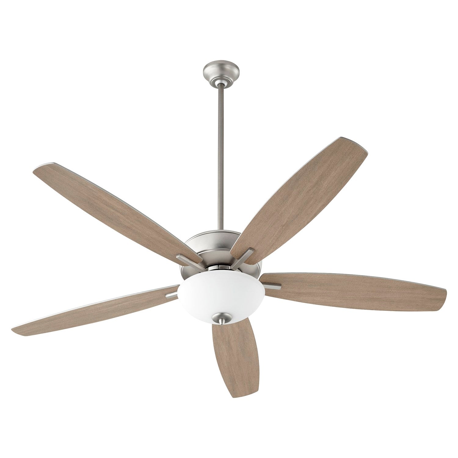 Breeze 60" Opal Bowl -Satin Nickel