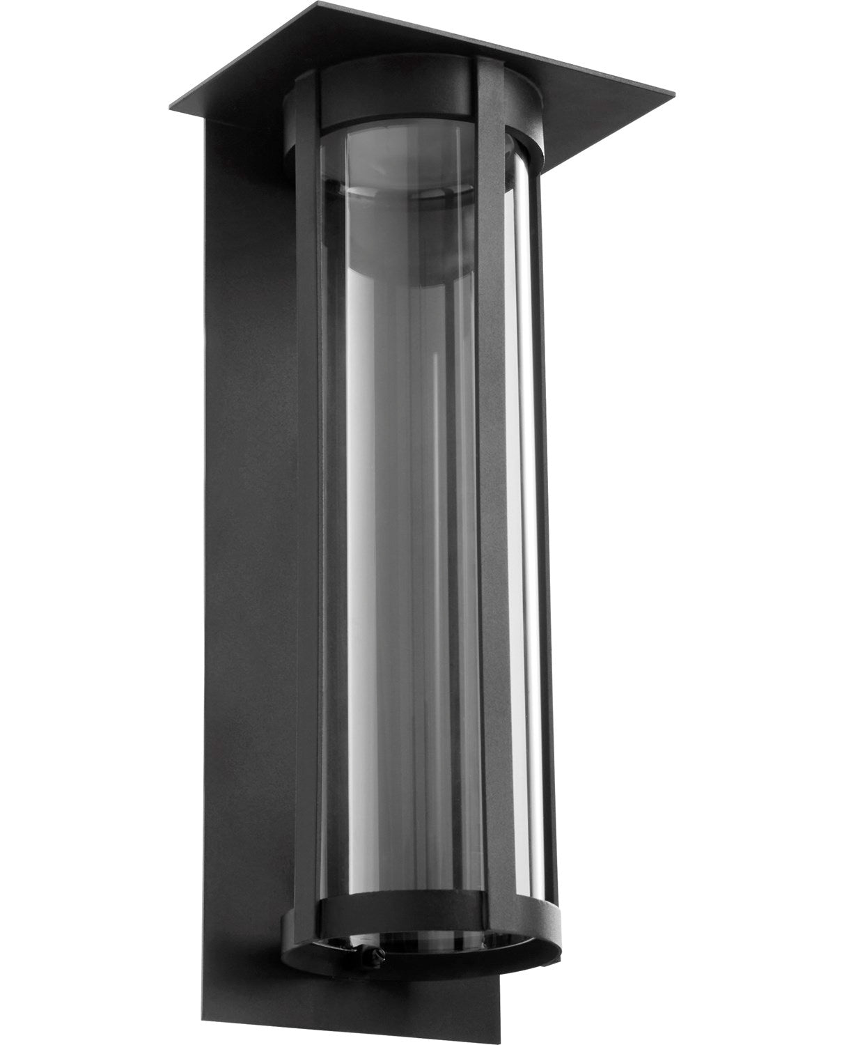 Abram 18" Lantern - Textured Black by Quorum