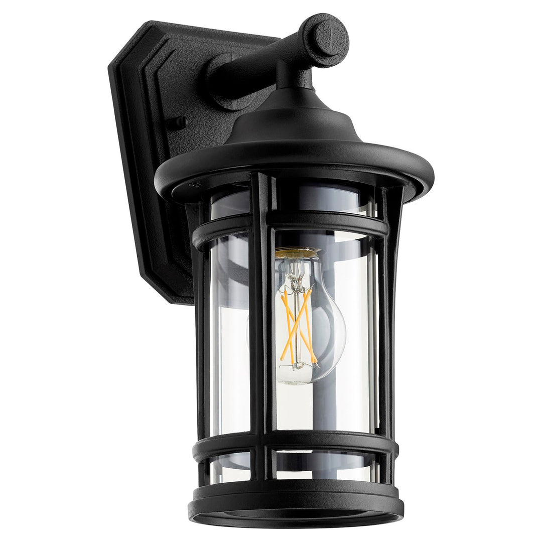 Haley 12" Lantern - Textured Black by Quorum