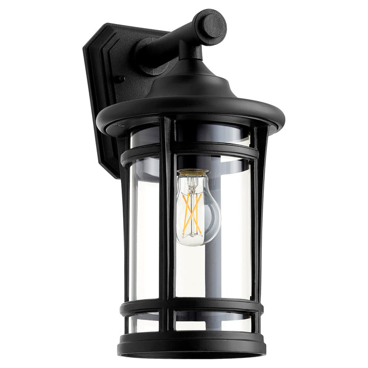 Haley 15" Lantern - Textured Black by Quorum