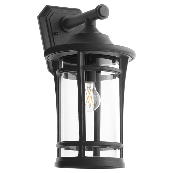 Haley 18" Lantern - Textured Black by Quorum