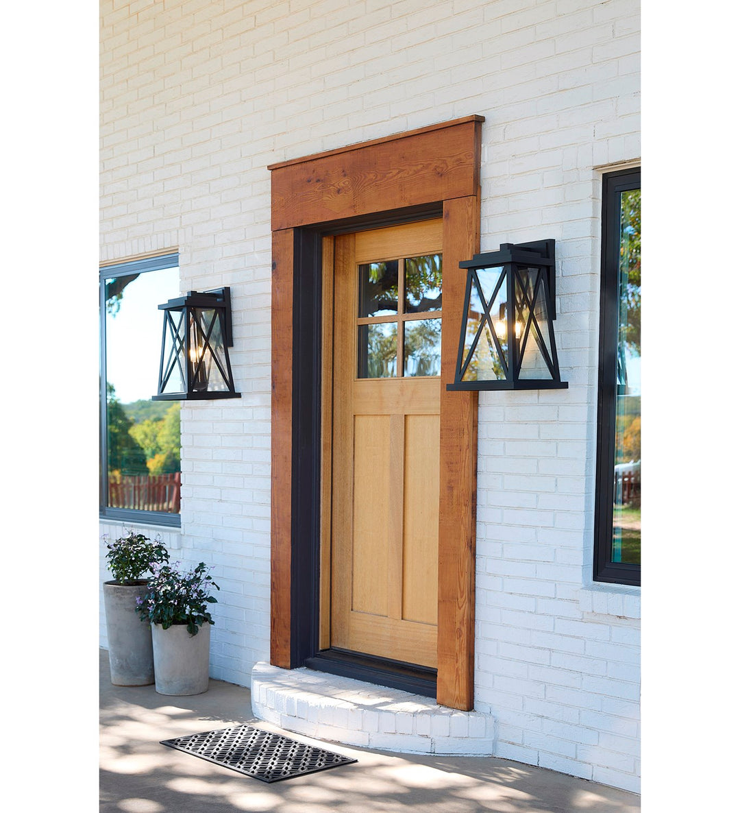 Artesno 22" Lantern - Textured Black