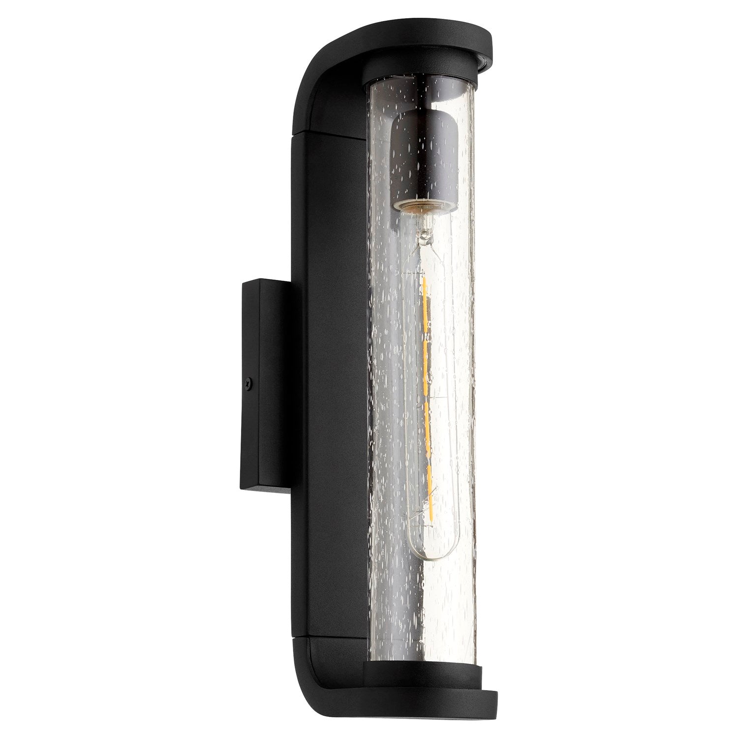 Vitro 15" Lantern - Textured Black by Quorum