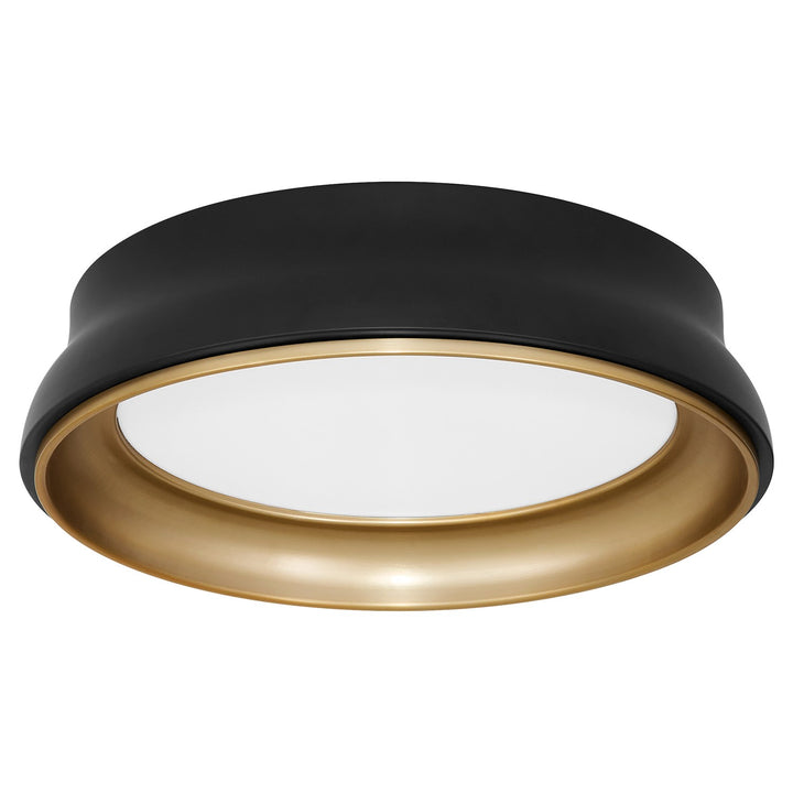 Legend 18" Shade Kit - Matte Black/Brushed Brass by Quorum