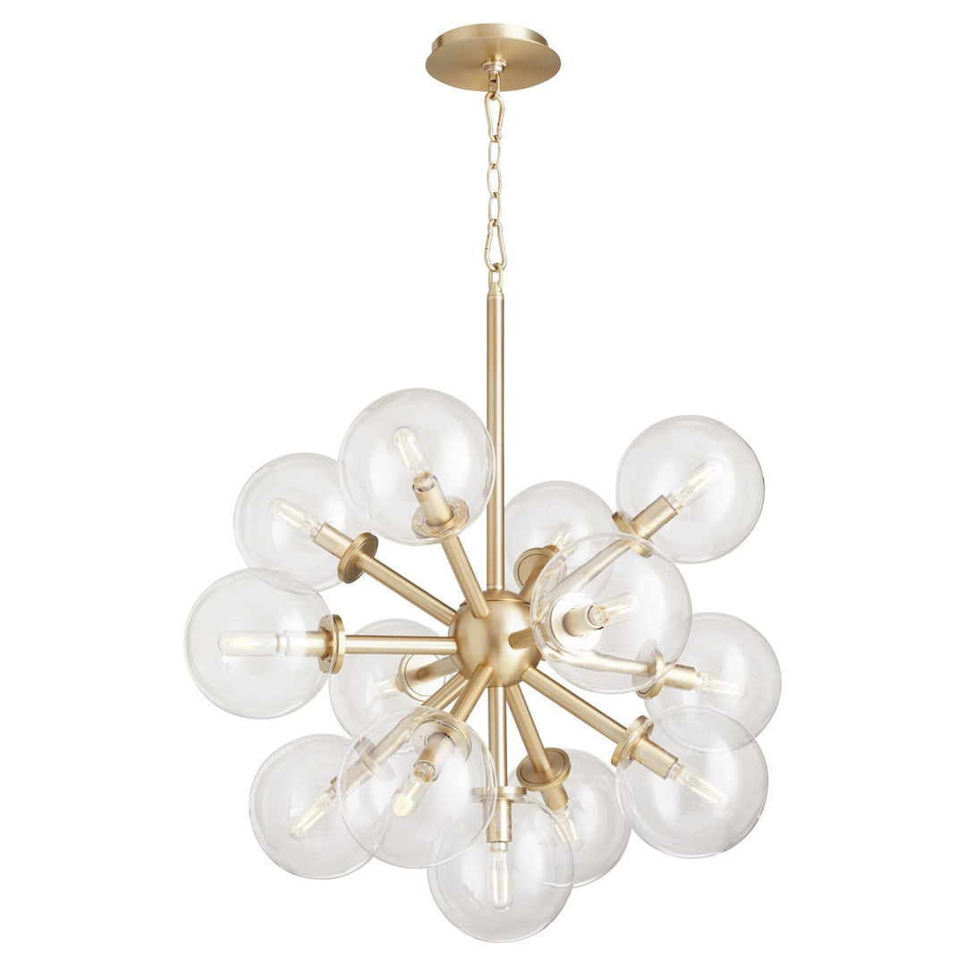 Rovi 13Lt Pendantd - Aged Brass by Quorum