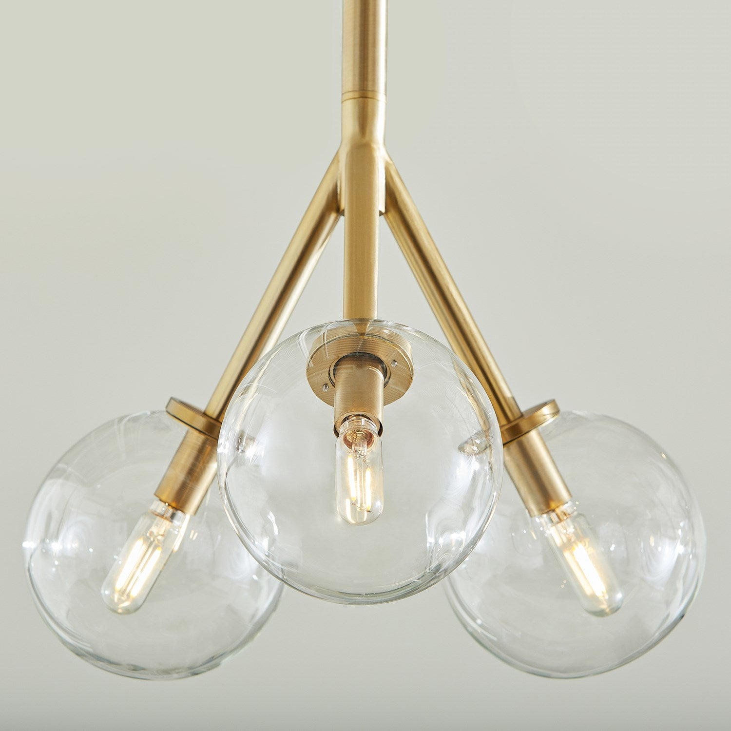 Rovi 3Lt Pendantd - Aged Brass