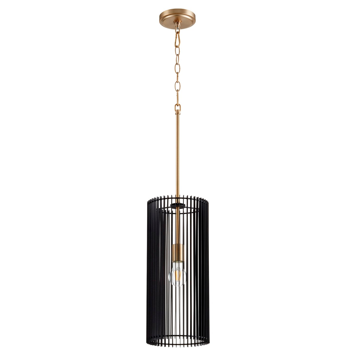 Finura 18" Pendantd - Aged Brass by Quorum