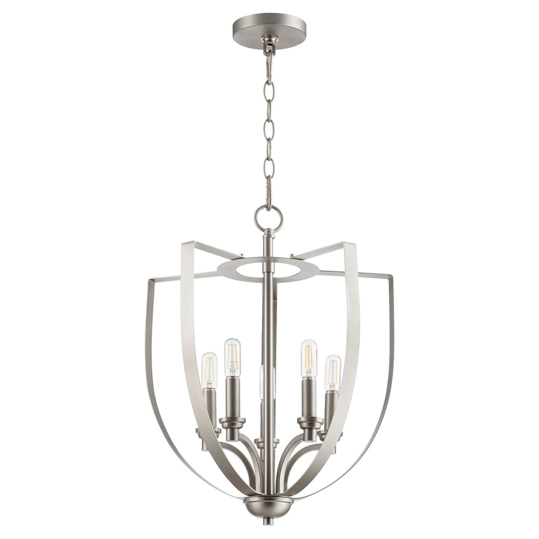 Dakota 5Lt Entry - Satin Nickel by Quorum