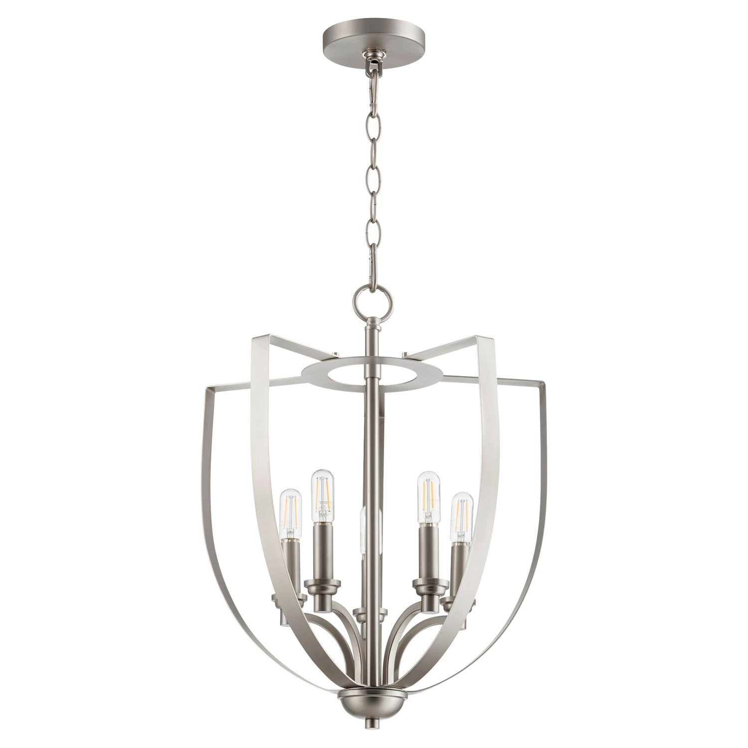 Dakota 5Lt Entry - Satin Nickel by Quorum