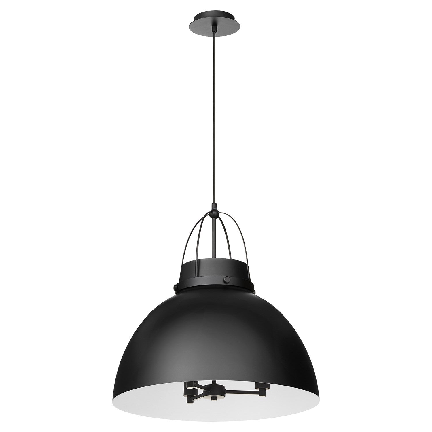 Pruitt 21Ó 3Lt Pendantdant Ð Matte Black by Quorum