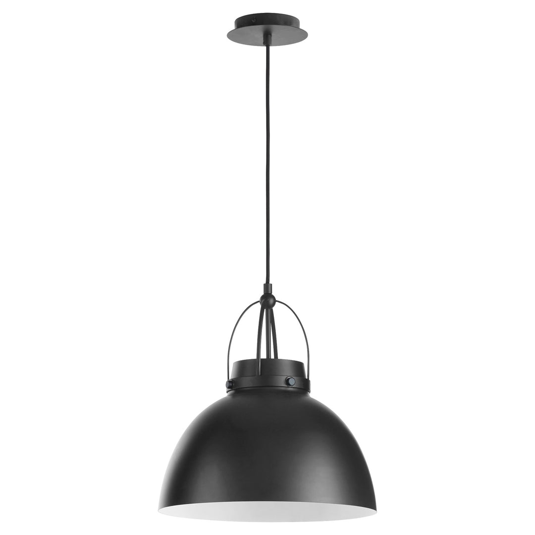 Pruitt 15" Pendantdant - Matte Black by Quorum