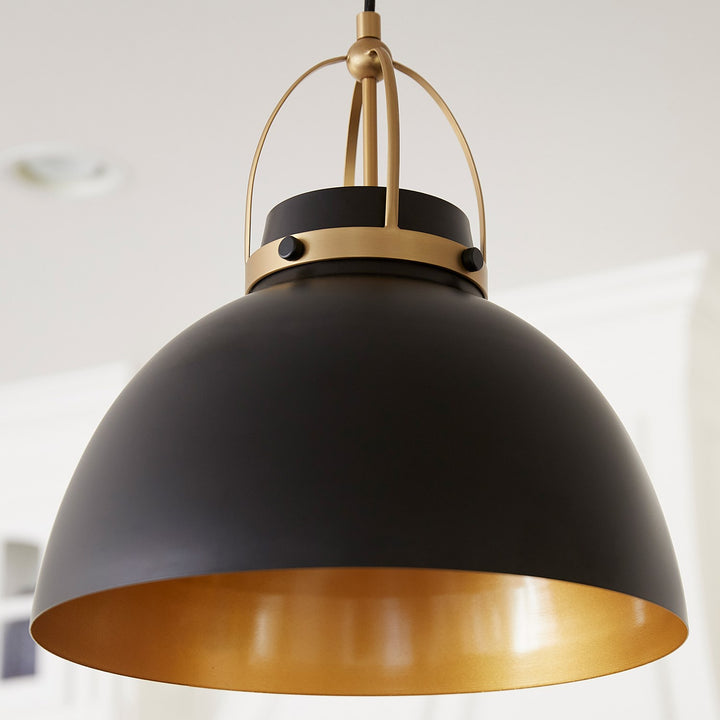 Pruitt 15" Pendantdant - Matte Black