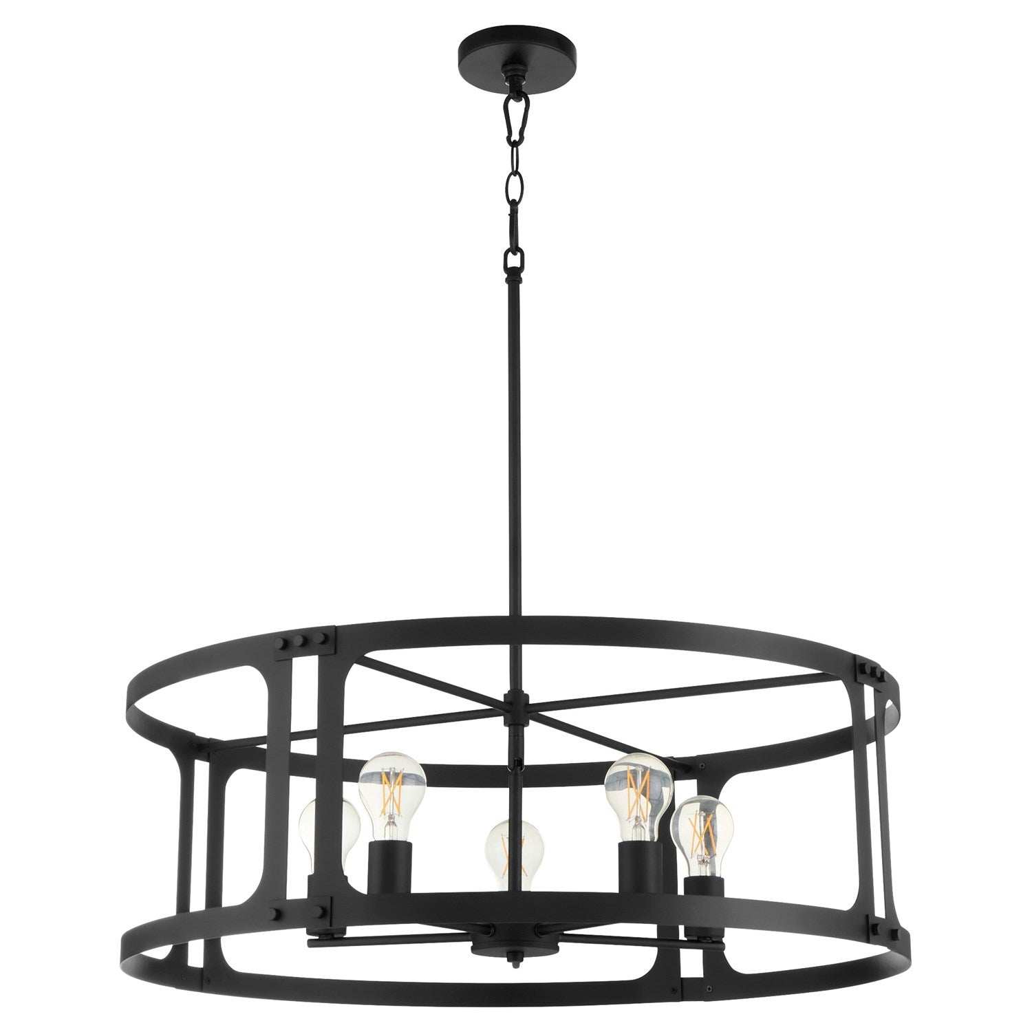 Colburn 5Lt Pendantdant - Matte Black by Quorum