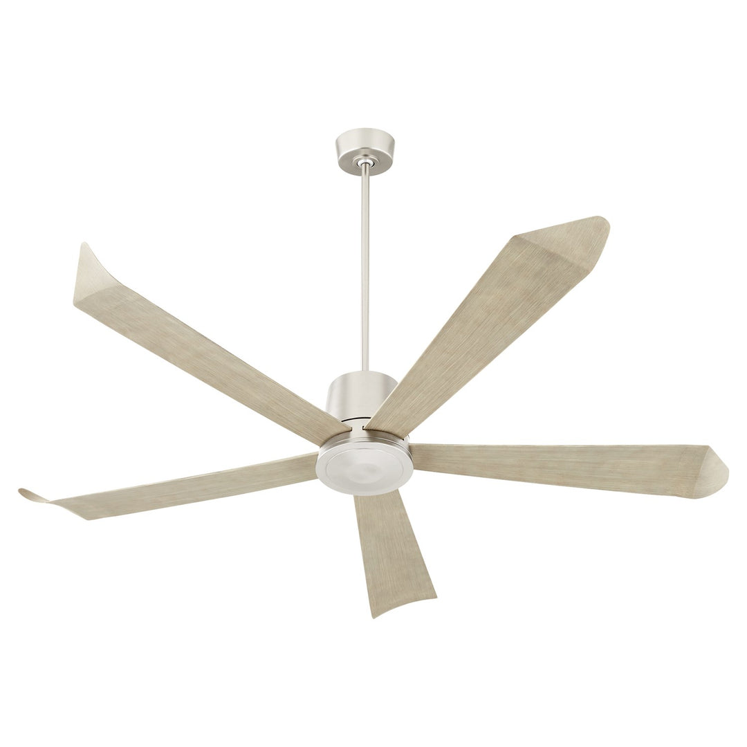 Rova 72" Wifi Fan - Satin Nickel by Quorum