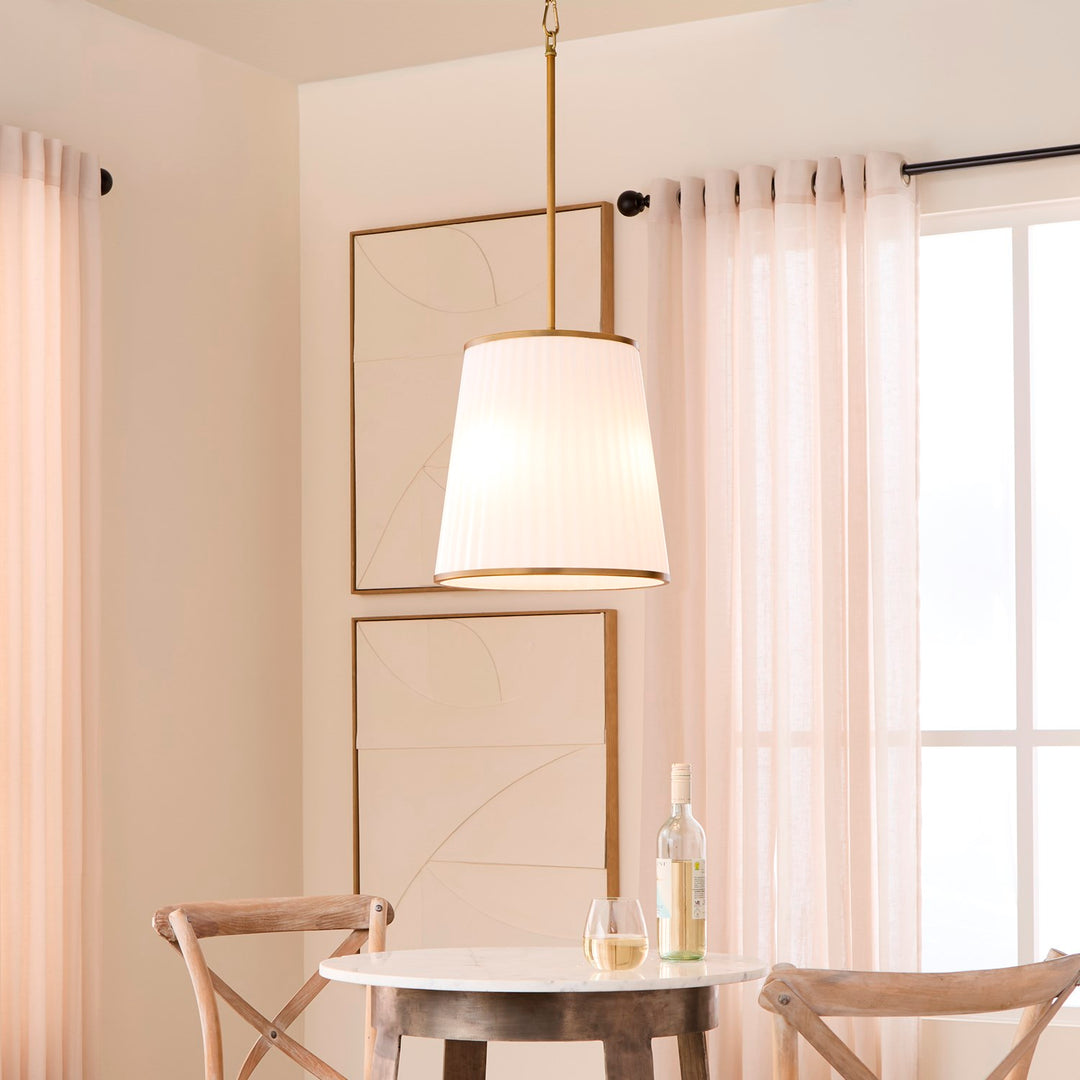 Marlon 3Lt Pendantdant - Brushed Brass