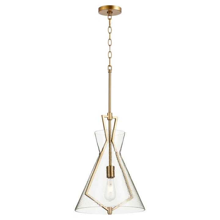 1Lt Stone/Seed Gold Leaf Pnd-Aged Brass