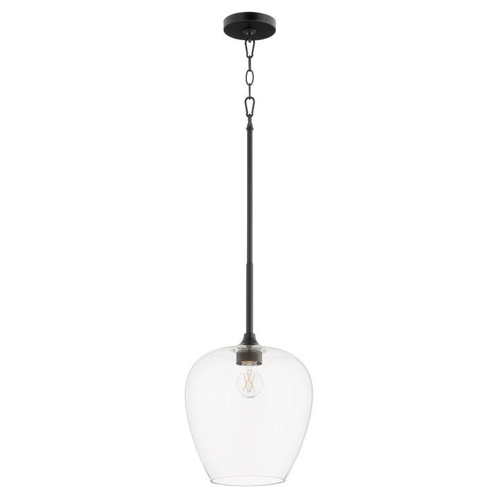 Veno 1Lt Pendantd - Matte Black by Quorum