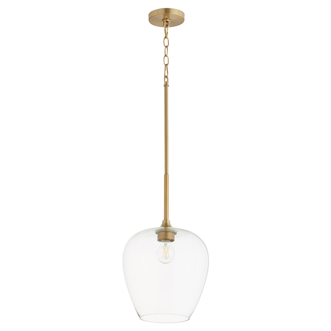 Veno 1Lt Pendantd - Aged Brass by Quorum