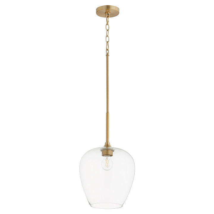 Veno 1Lt Pendantd - Aged Brass by Quorum