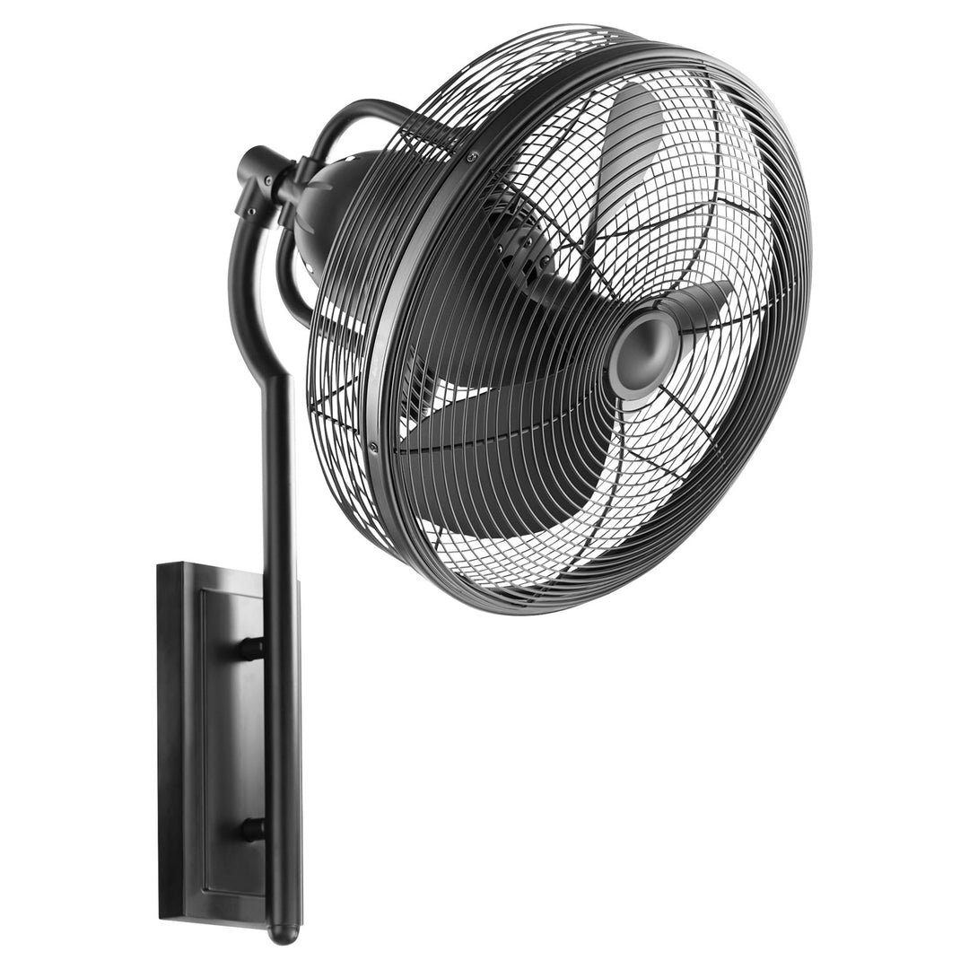 Veranda 4Bl Wall Fan - Matte Black by Quorum