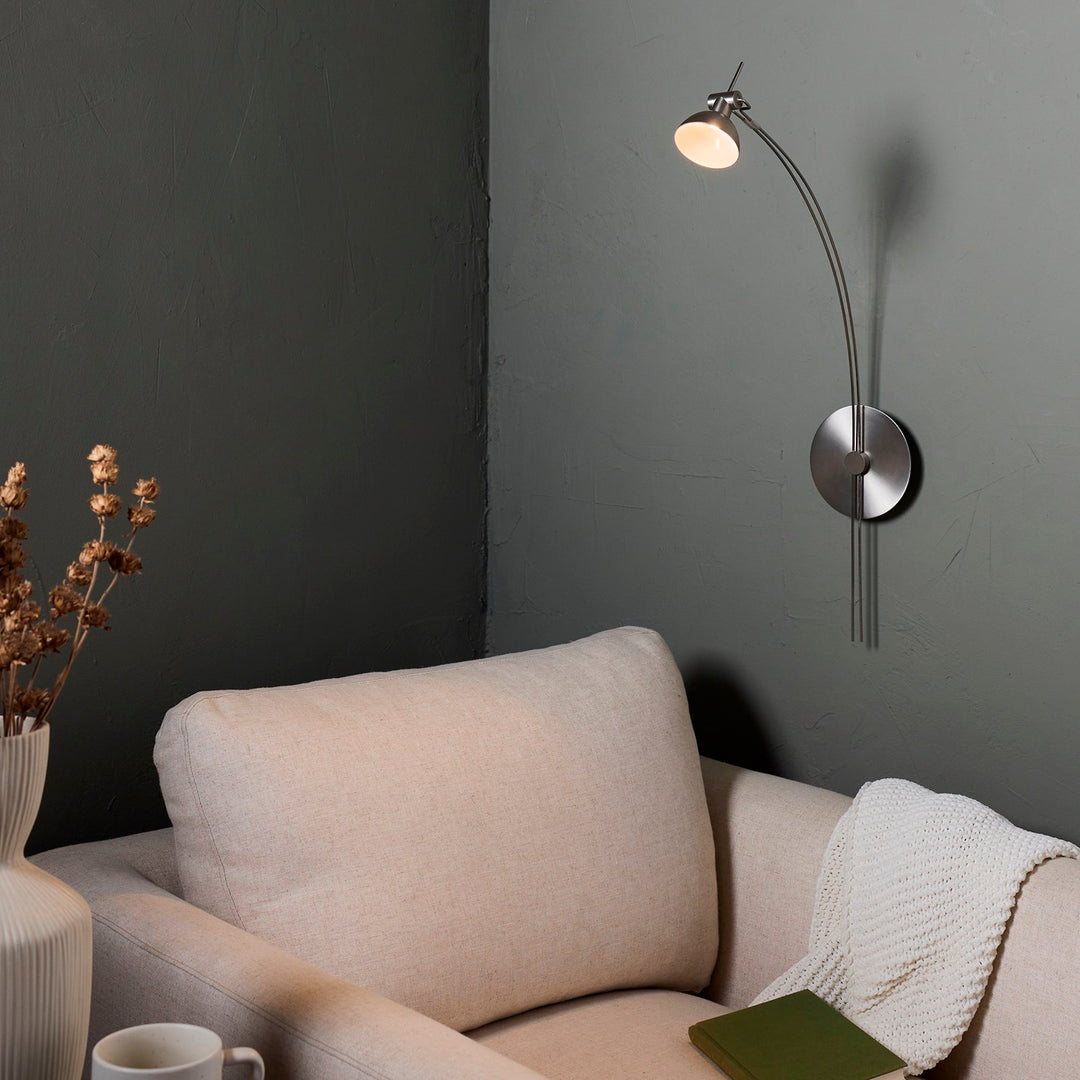 Ricardo Led Picture Light - Satin Nickel