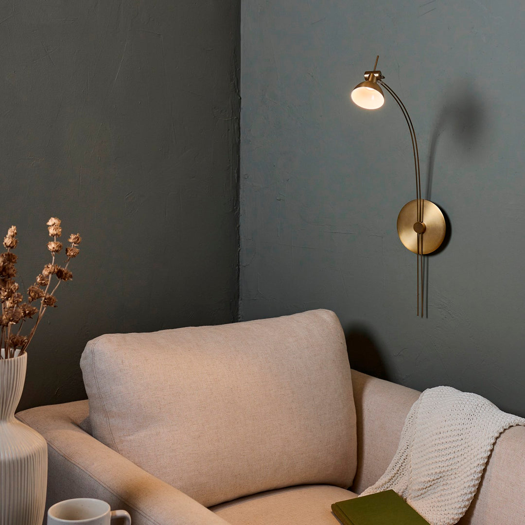 Ricardo Led Picture Light - Aged Brass