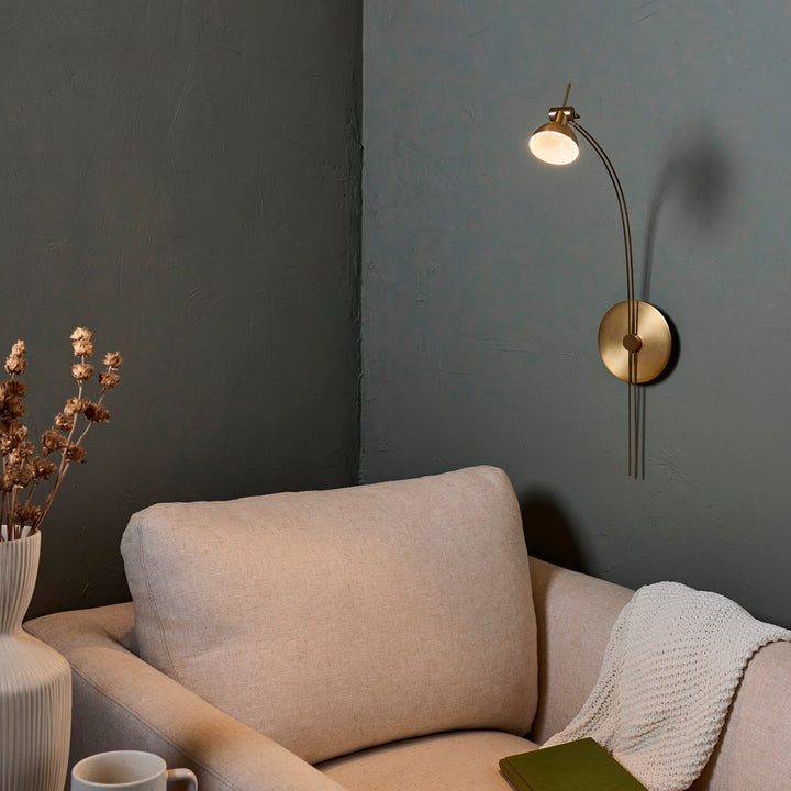 Ricardo Led Picture Light - Aged Brass