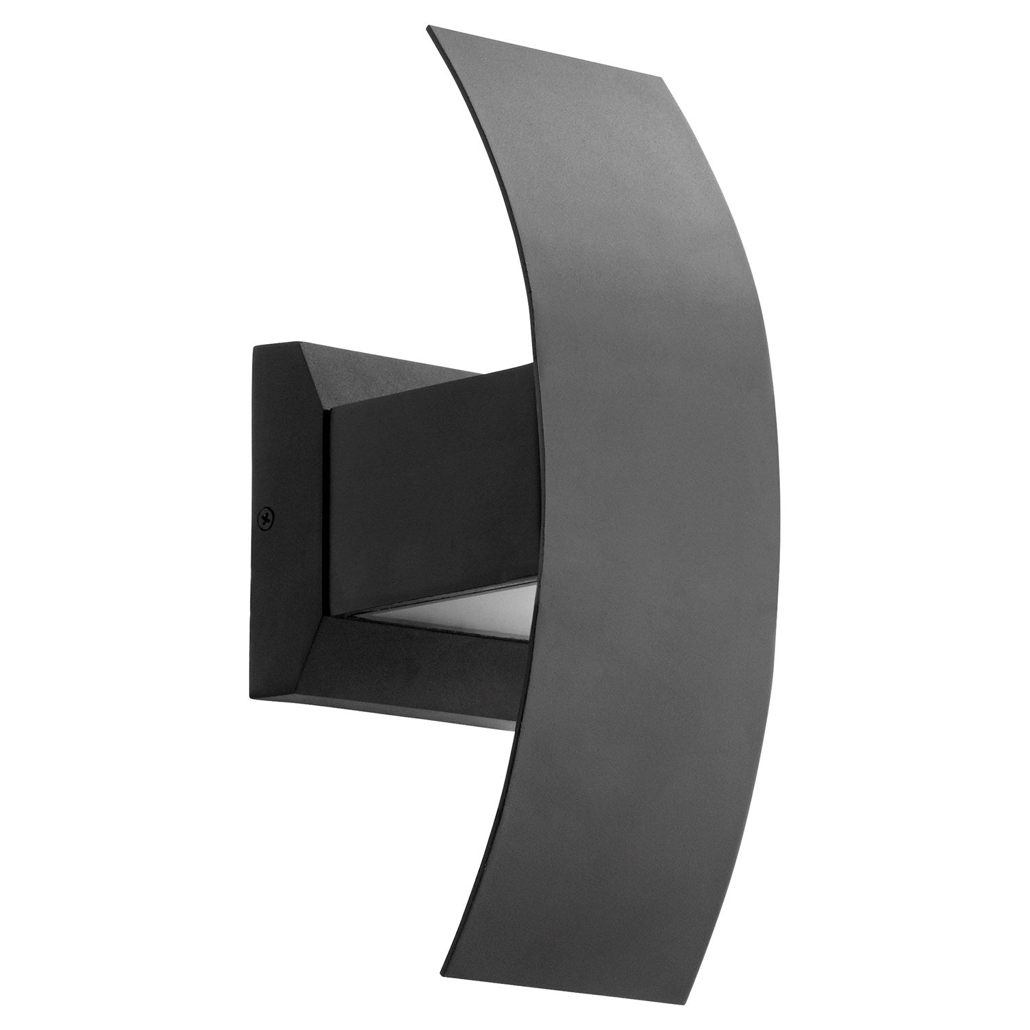 Curvo 12" Led Sconce -Textured Black by Quorum