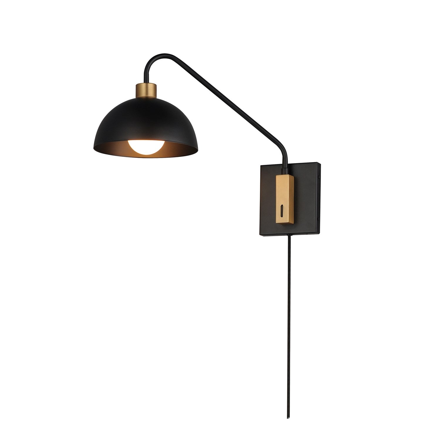 Thelonious 1-Light Wall Sconce by Maxim
