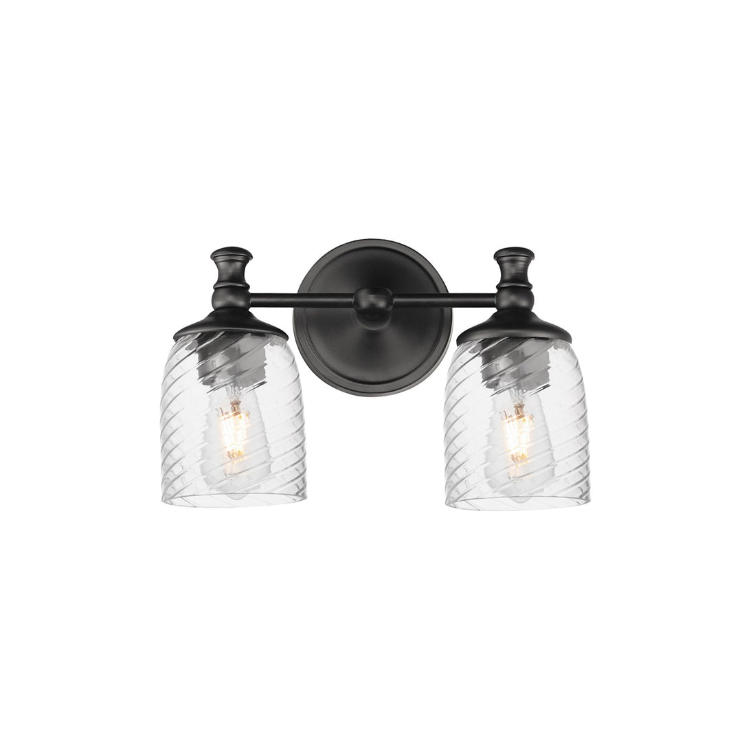 Swirl 2-Light Wall Sconce by Maxim