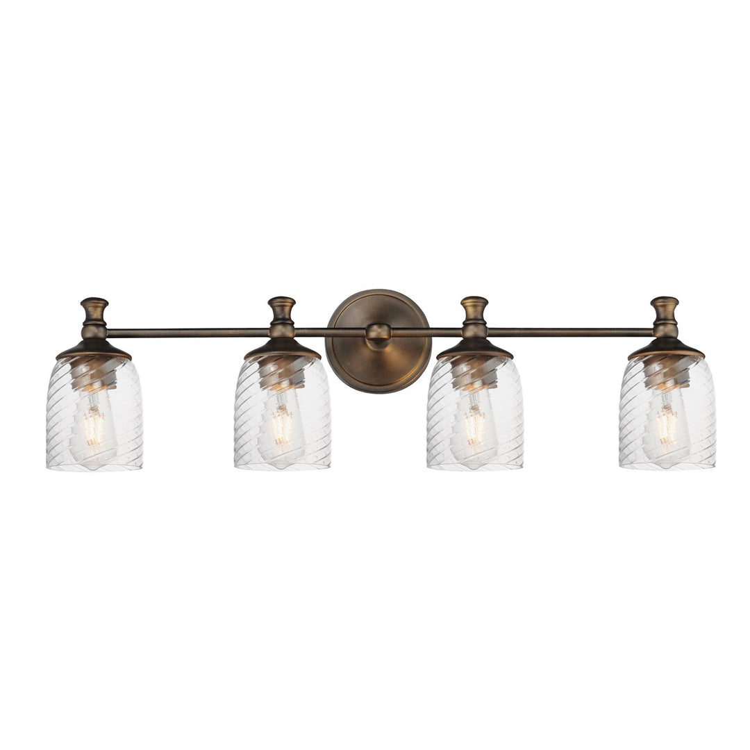 Swirl 4-Light Bath Vanity by Maxim