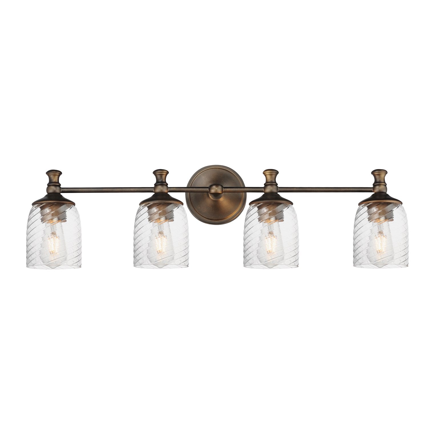 Swirl 4-Light Bath Vanity by Maxim
