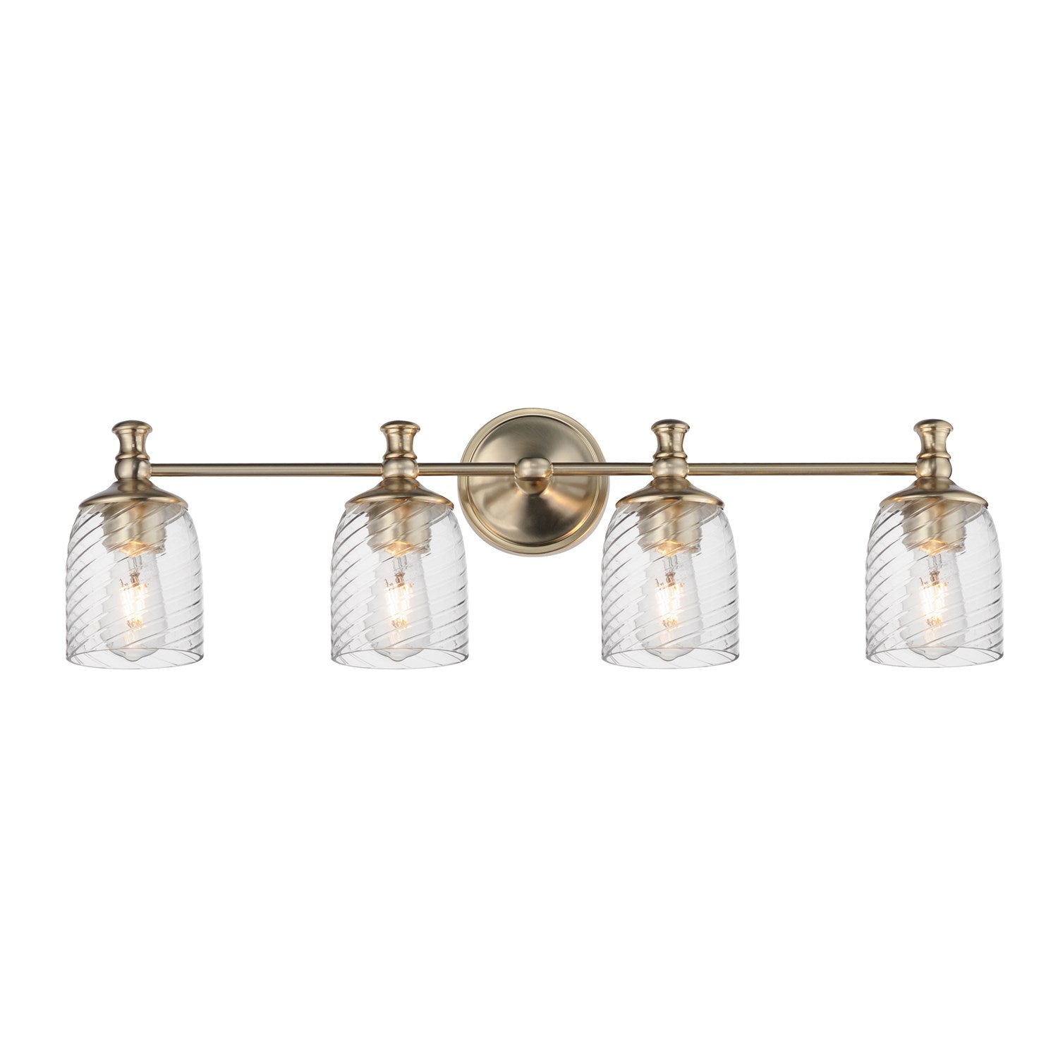 Swirl 4-Light Bath Vanity by Maxim