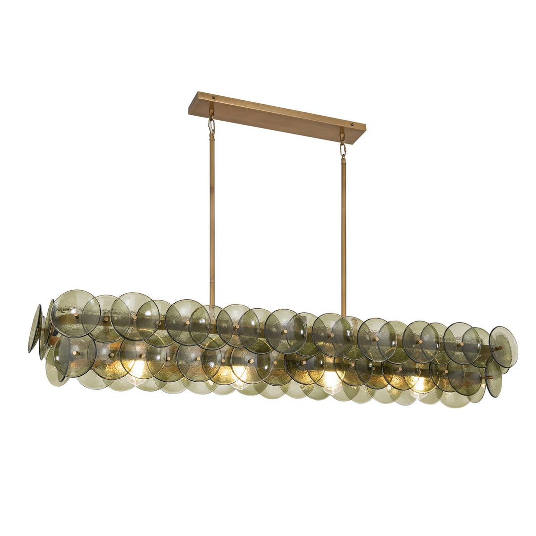 Loren 54" Linear Chandelier by Maxim