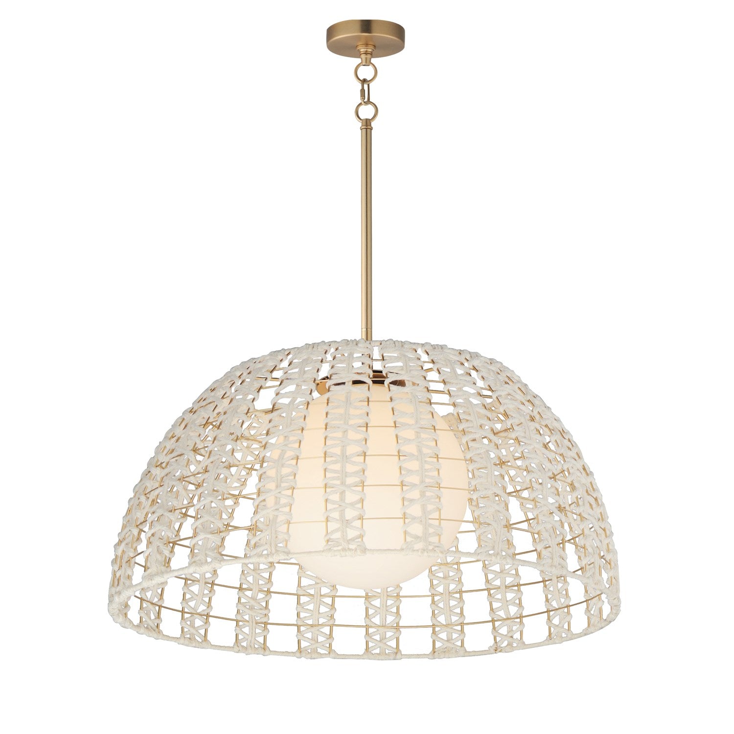 Macrame 1-Light Pendant by Maxim