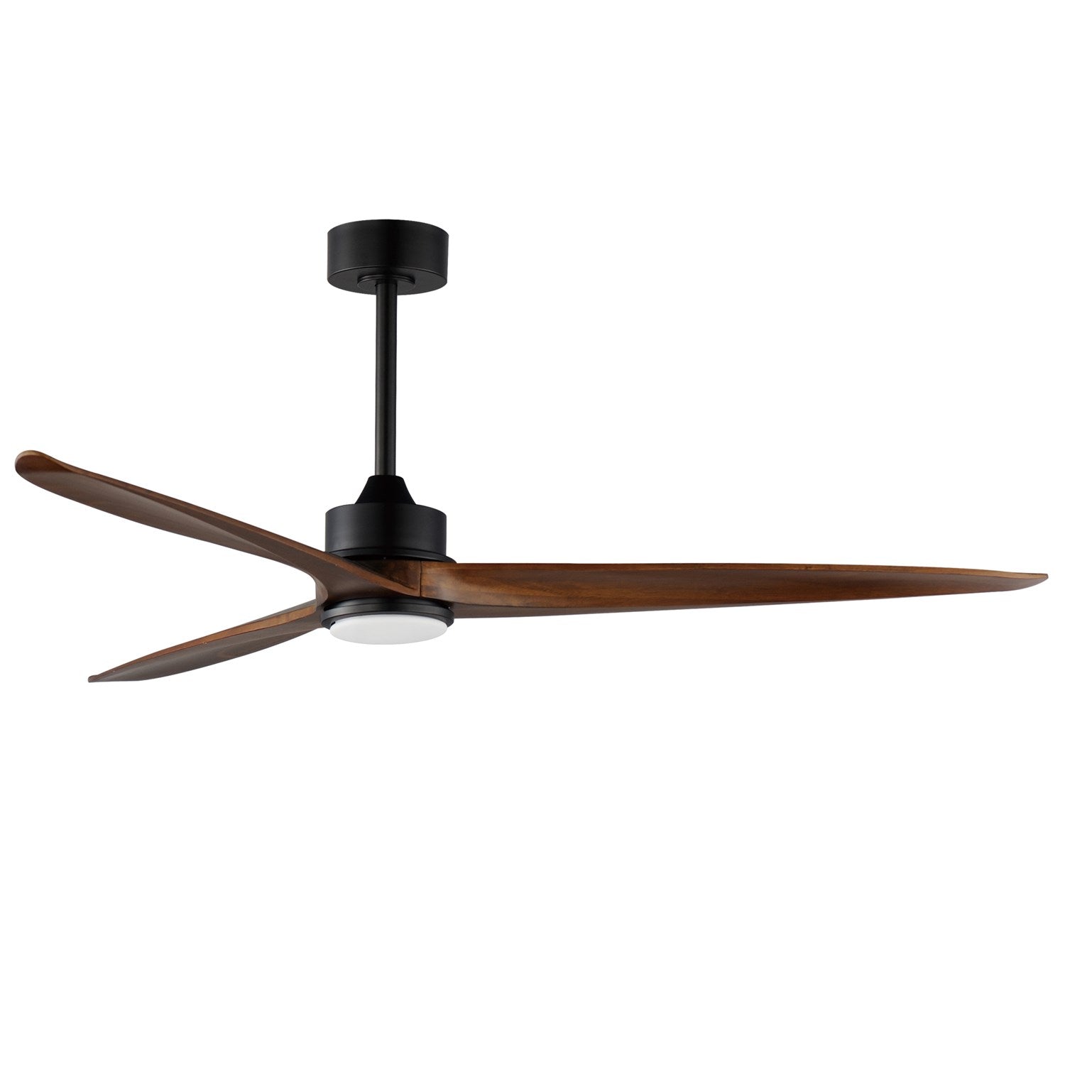 Woodwind 80" Solid Wood Blade Fan W Led Light Kit by Maxim